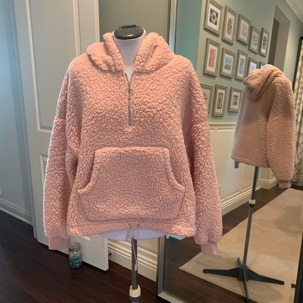 Love Tree Soft Pink Fleece Pullover